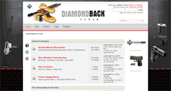 Desktop Screenshot of diamondbackforum.com